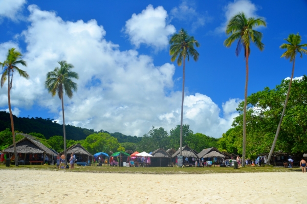 Zdjęcie z Vanuatu - Szampanska plaza w Szampanskiej Zatoce
