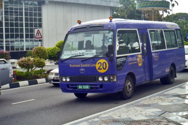 Zdjęcie z Brunei - bus komunikacji miejskiej w Brunei