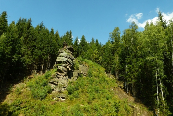 Zdjęcie z Czech - wracamy do Lubawki do przejścia granicznego 