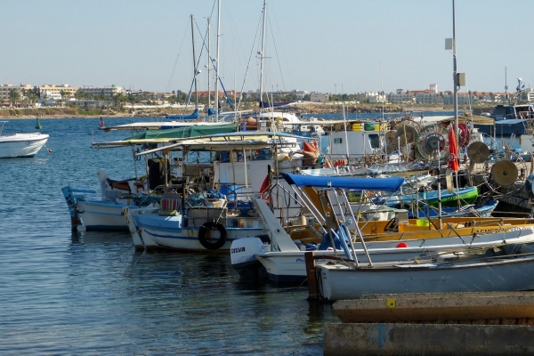 Zdjęcie z Cypru - na nabrzeżu