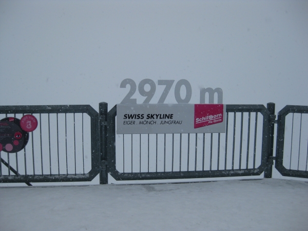 Zdjęcie ze Szwajcarii - Schilthorn