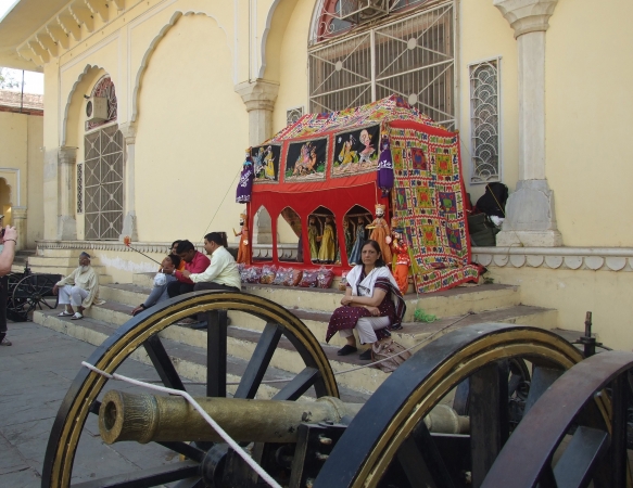 Zdjęcie z Indii - hinduski teatrzyk lalkowy