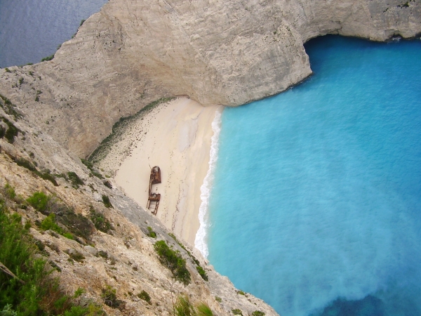 Zdjęcie z Grecji - Navagio-Zatoka Wraku