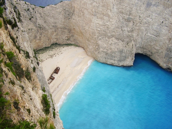 Zdjęcie z Grecji - Navagio-Zatoka Wraku