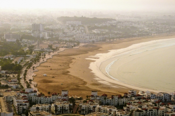 Zdjęcie z Maroka - jeszcze Agadir z góry