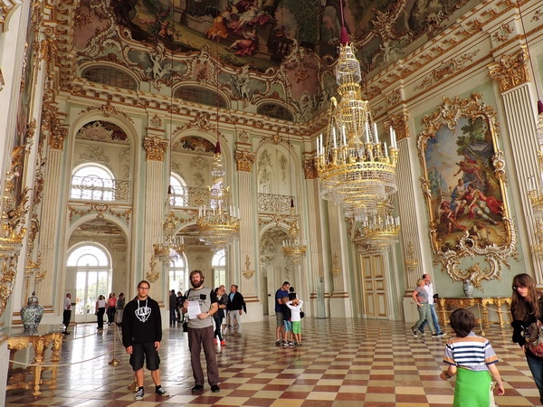 Zdjęcie z Niemiec - Monachium, pałac Nymphenburg, wnętrza