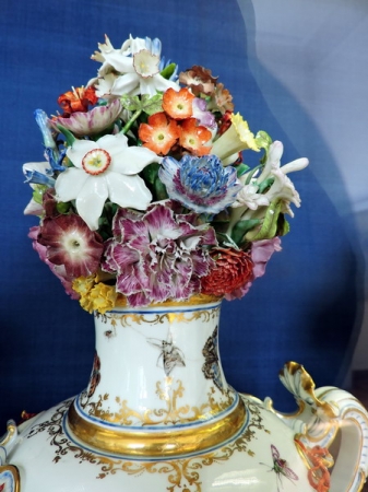 Zdjęcie z Niemiec - Monachium, pałac Nymphenburg - wystawa porcelany