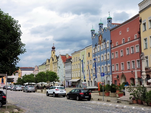 Zdjęcie z Niemiec - Miasto Burghausen nad rzeką Salzach 