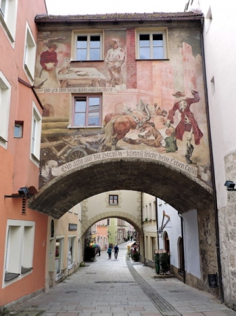 Zdjęcie z Niemiec - Burghausen - uliczki starówki.