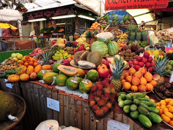 Zdjęcie z Niemiec - Monachium - targ Viktualienmarket