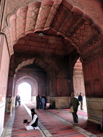 Zdjęcie z Indii - Stare Delhi - Meczet Piątkowy.
