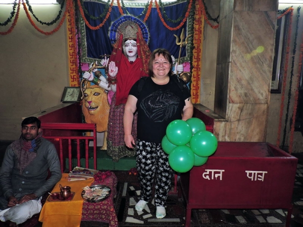 Zdjęcie z Indii - Delhi - świątynia Hanumana.