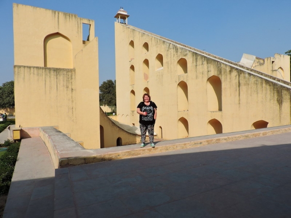 Zdjęcie z Indii - Jaipur - obserwatorium astronomiczne Jantar Mantar.