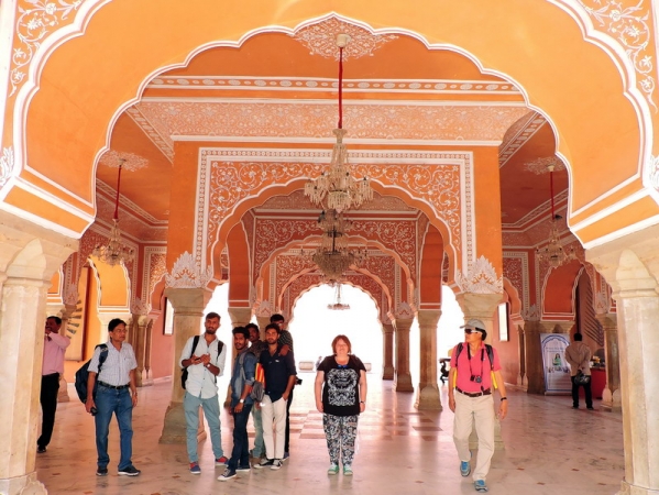 Zdjęcie z Indii - Jaipur - Pałac Miejski.