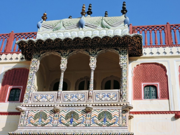 Zdjęcie z Indii - Jaipur - Pałac Miejski.