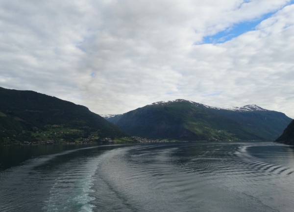 Zdjęcie z Norwegii - Aurlandfjord