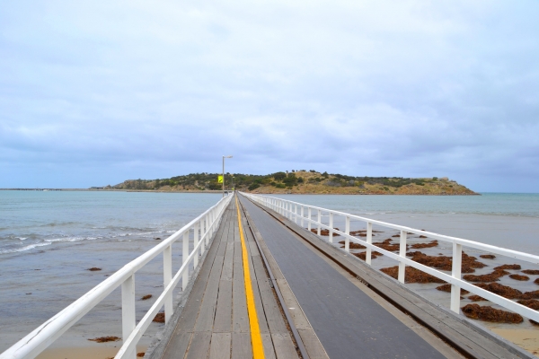 Zdjęcie z Australii - Most na Granitowa Wyspe w Victor Harbor