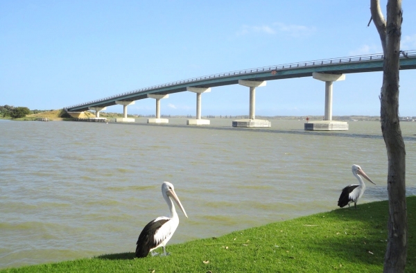 Zdjęcie z Australii - Goolwa i most na wyspe Hindmarsh