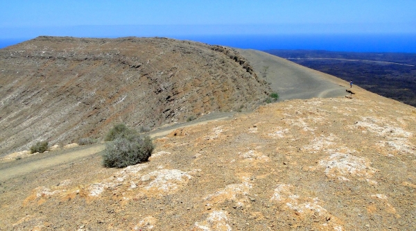 Zdjęcie z Hiszpanii - Na krawędzi krateru Caldera Blanca.