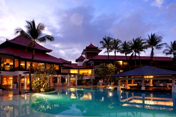 Zdjęcie z Indonezji - wieczor w hotelu