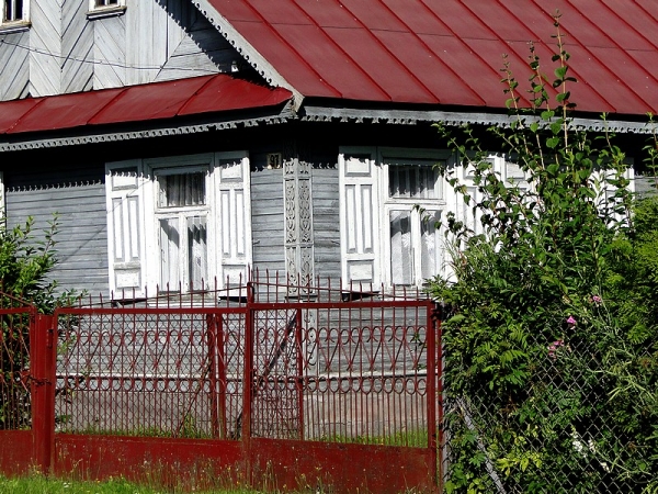 Zdjęcie z Polski - Nowoberezowo. Tradycyjna podlaska chata.