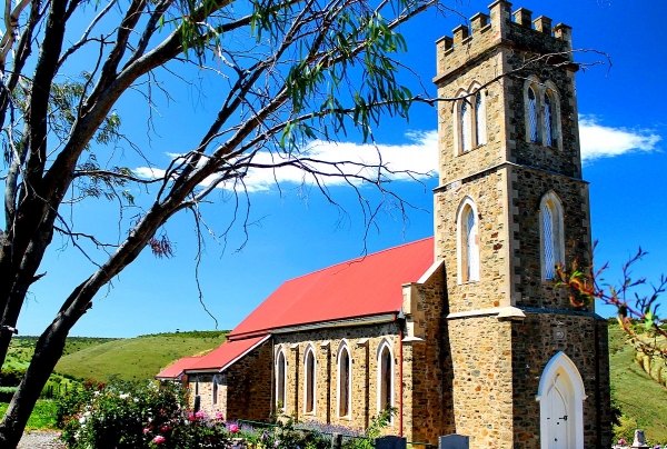 Zdjęcie z Australii - Kosciol anglikanski w Old Noarlunga