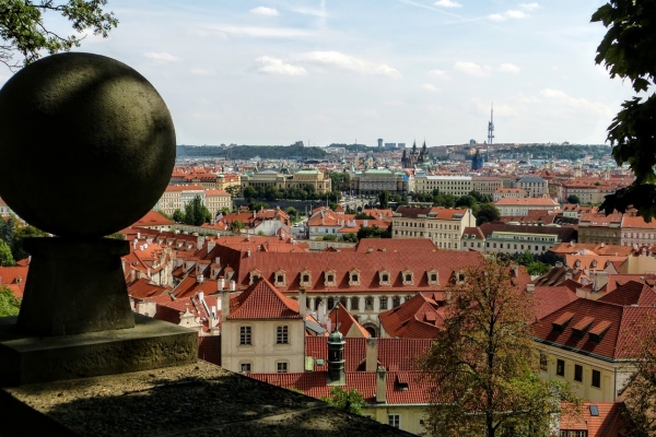 Zdjęcie z Czech - dachy Malej Strany