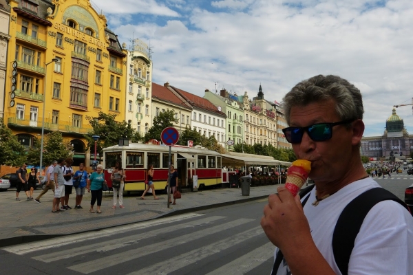 Zdjęcie z Czech - ochłoda na Vaclavskych Namesti 