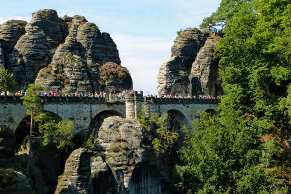 Zdjęcie z Niemiec - Bastei Brucke- najsłynniejszy most w Saksonii