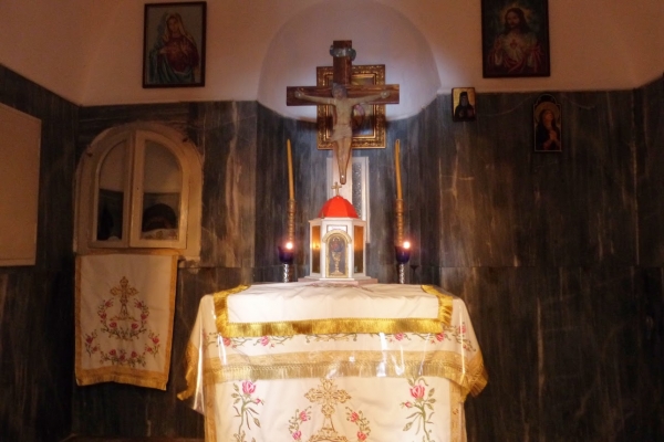 Zdjęcie z Grecji - Klasztor Paraya to zabytek; wybudowany w 1685 roku  