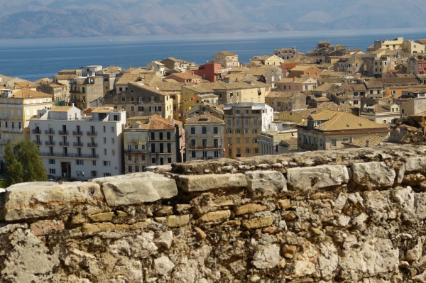 Zdjęcie z Grecji - widok na Corfu Town