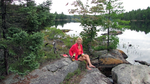 Zdjęcie z Kanady - Koło biwaku na Herb Lake, Ontario