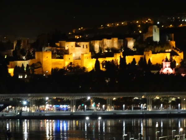 Zdjęcie z Hiszpanii - Malaga nocą
