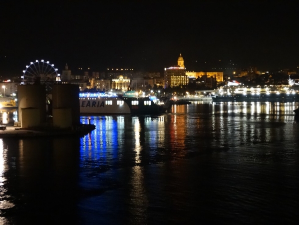 Zdjęcie z Hiszpanii - Malaga nocą