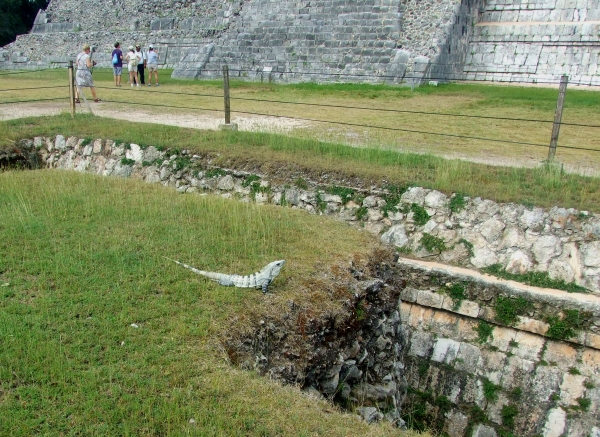 Zdjęcie z Meksyku - mieszkańcy ruin
