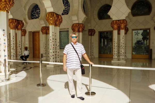 Zdjęcie z Zjednoczonych Emiratów Arabskich - i ze słońcem...
