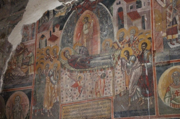 Zdjęcie z Albanii - Wewnątrz Cerkwi Najświętszej Marii Panny z Blacherne w Beracie