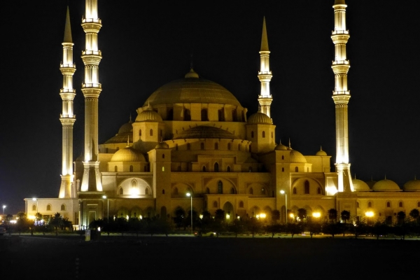 Zdjęcie z Zjednoczonych Emiratów Arabskich - Meczet Szejka Zayeda w Fujairah - nówka sztuka