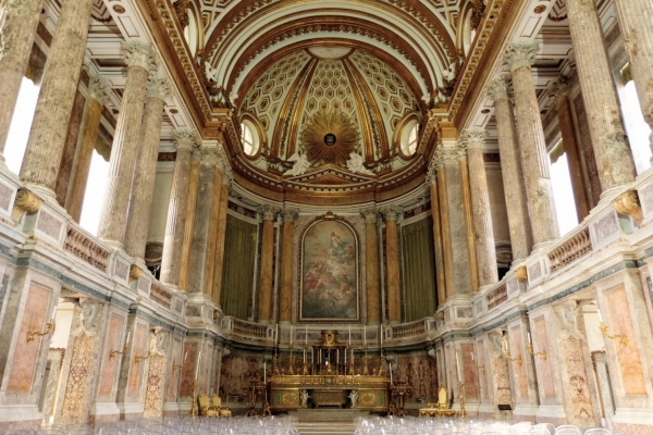 Zdjęcie z Włoch - Capella Palatina - kaplica królewska stworzona na wzór Wersalu