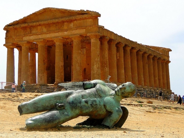 Zdjęcie z Włoch - Agrigento. Dolina Świątyń.