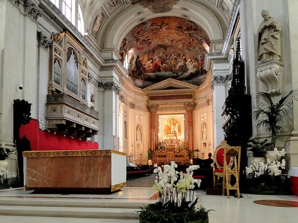 Zdjęcie z Włoch - Palermo - wnętrze katedry.