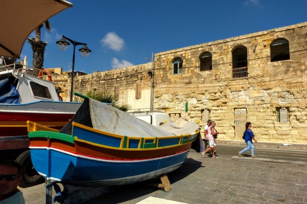 Zdjęcie z Malty - uliczki Marsaxlokk