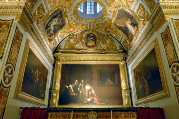 Zdjęcie z Malty - " Ścięcie Jana Chrzciciela" Caravaggia robi ogromne wrażenie