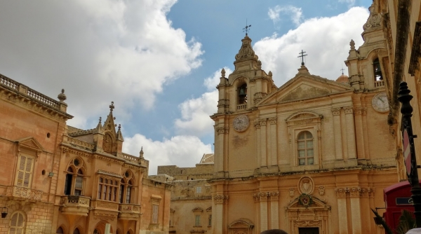 Zdjęcie z Malty - Katedra św Pawła w Mdinie