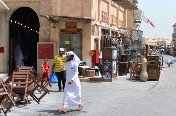 Zdjęcie z Kataru - Bazar Souq Waqif - pustki z powodu ramadanu