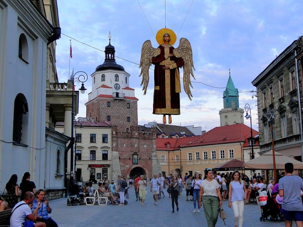 Zdjęcie z Polski - Lublin. Widok na Bramę Krakowską.