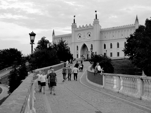 Zdjęcie z Polski - Lubelski zamek w wersji czarno-białej :)