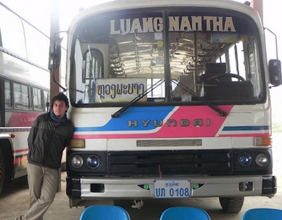 Zdjęcie z Laosu - autobus do Luang Namtha