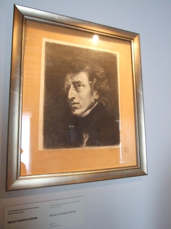 Zdjęcie z Polski - kopia portretu  Chopina - Delacroix