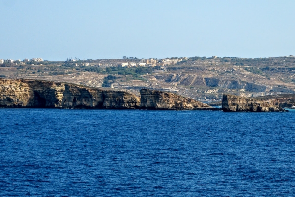 Zdjęcie z Malty - skały Ramla Bay